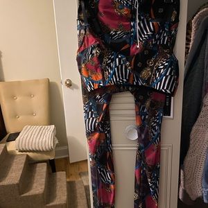 Adam Selman French cut work out set